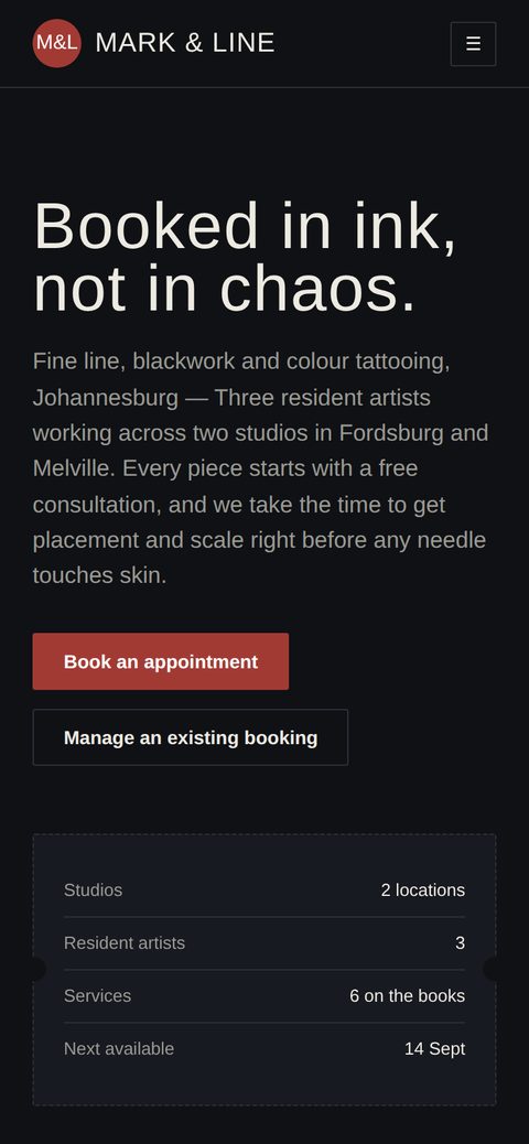 Business Booking System Premium mobile screenshot